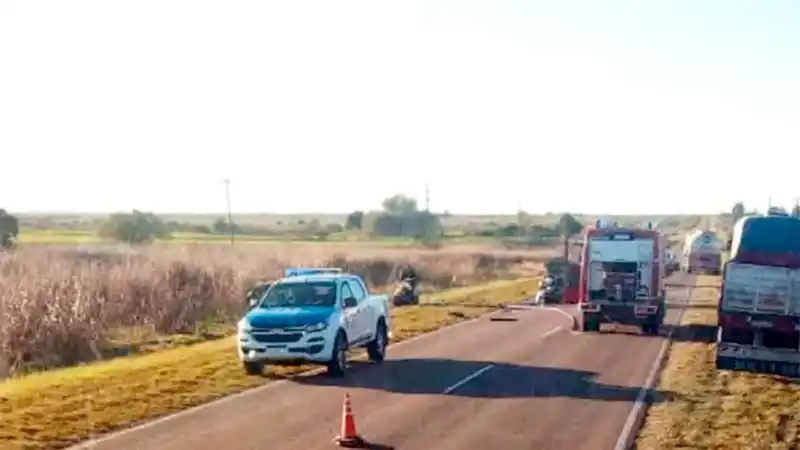 Trágico choque en Entre Ríos: Dos personas murieron