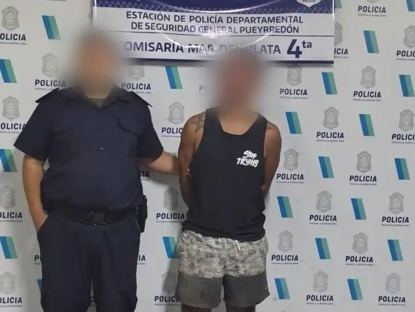 El sujeto tampoco contaba con la documentación del vehículo.