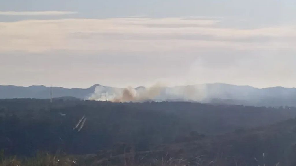 Trabajan en los focos de incendios numerosas dotaciones de bomberos