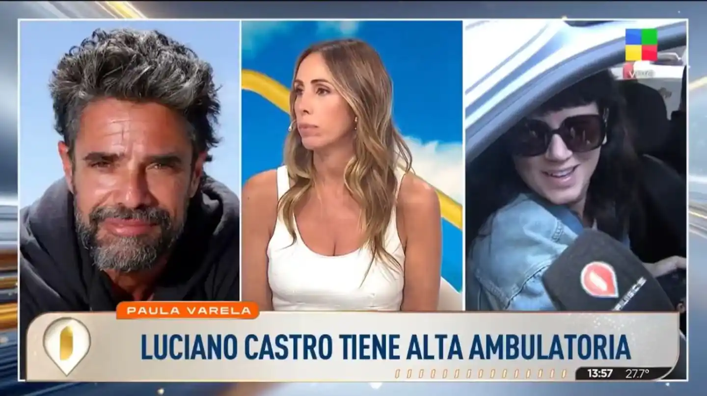 Luciano Castro recibió el alta ambulatoria.