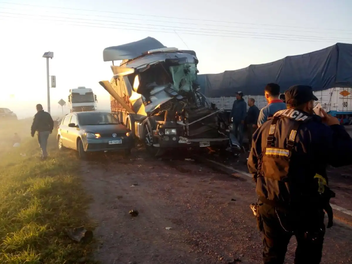 Terrible choque en cadena en Santiago de Estero: 3 muertos