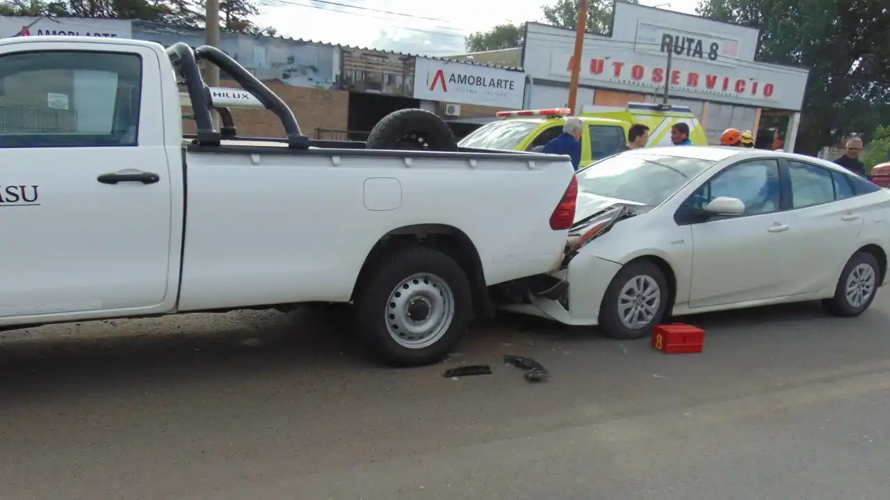 Martes accidentado: tres siniestros viales en el lapso de media hora y dos en simultáneo