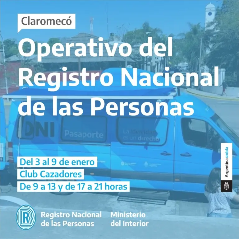 Operativos del RENAPER en las localidades