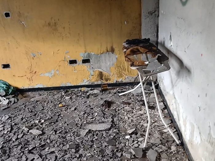 Tabla de planchar en la vieja Terminal