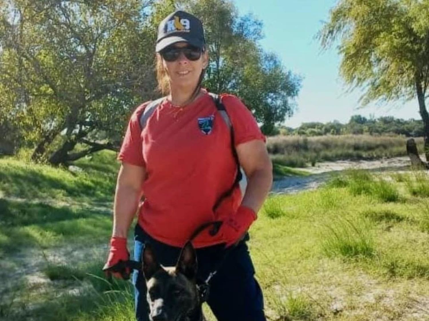 K-9 Gualeguay colaboró en la búsqueda de un joven desaparecido en Tala