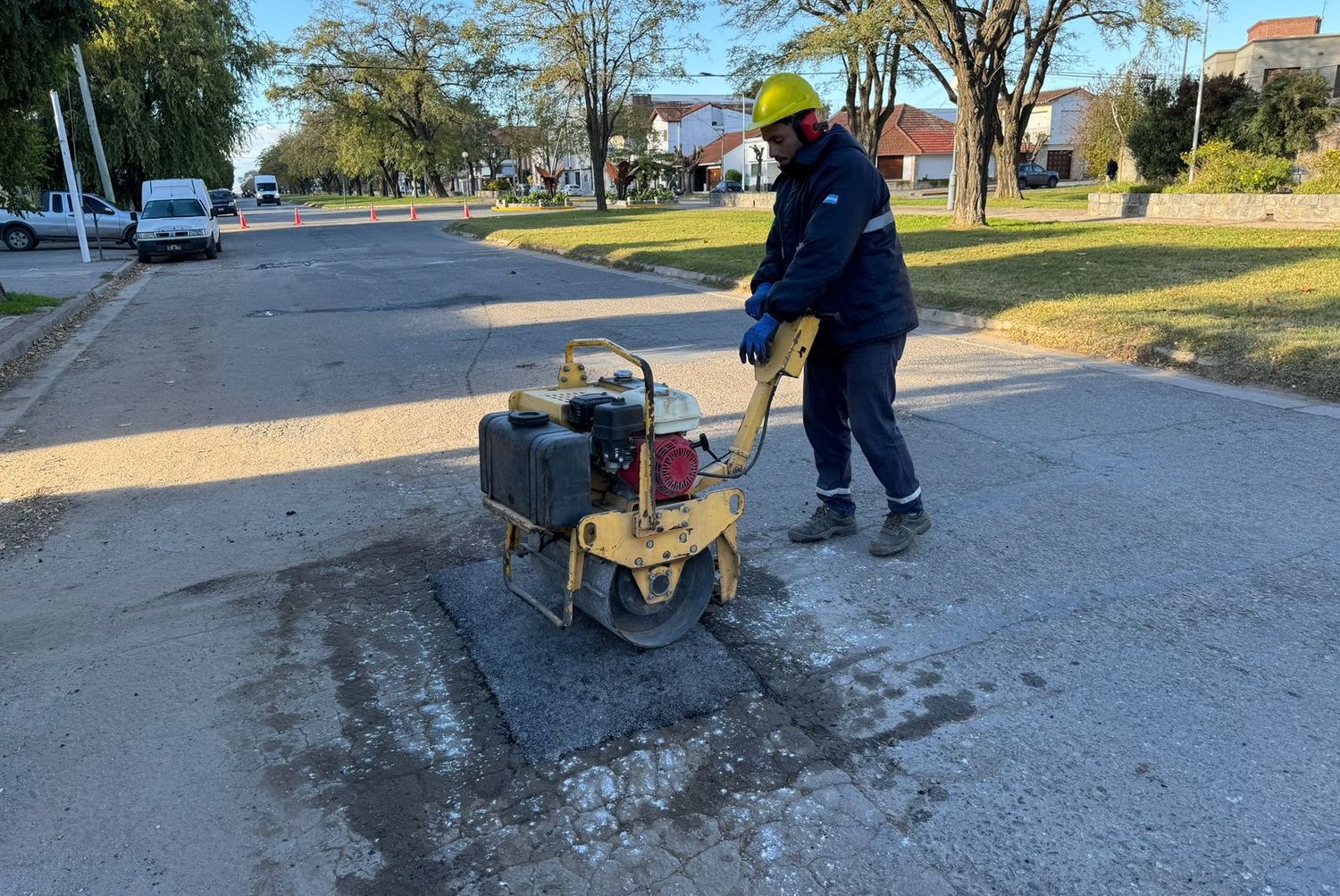 Estas tareas obedecen a la recomposición de la infraestructura vial de la ciudad.