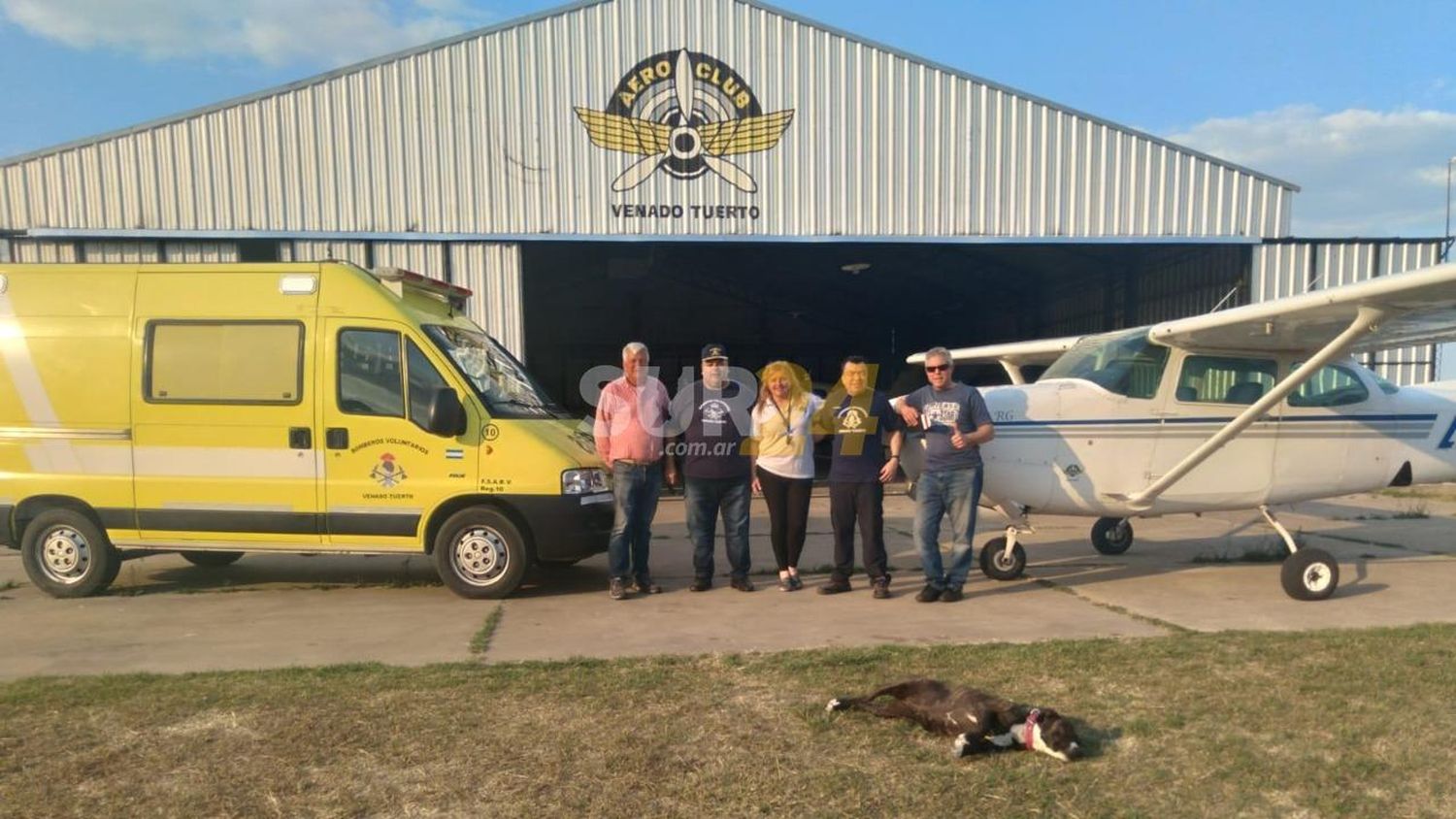 Bomberos realizaron un vuelo sobre Venado Tuerto y la región para relevar los incendios