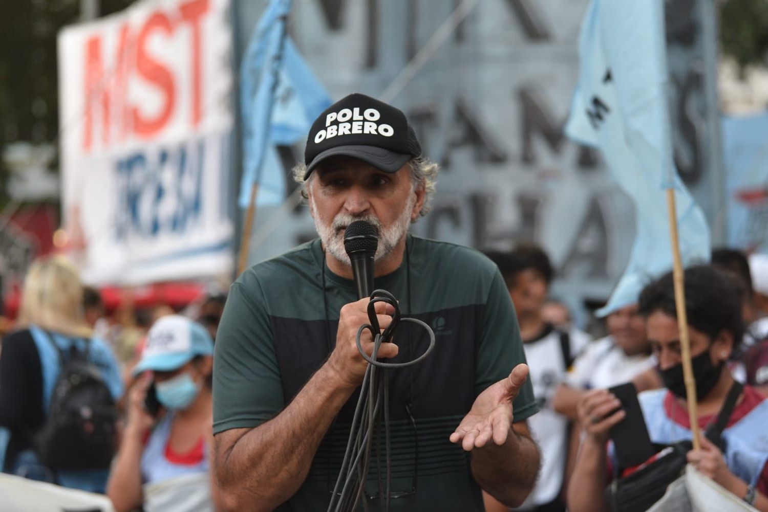 Eduardo Belliboni, dirigente del Polo Obrero