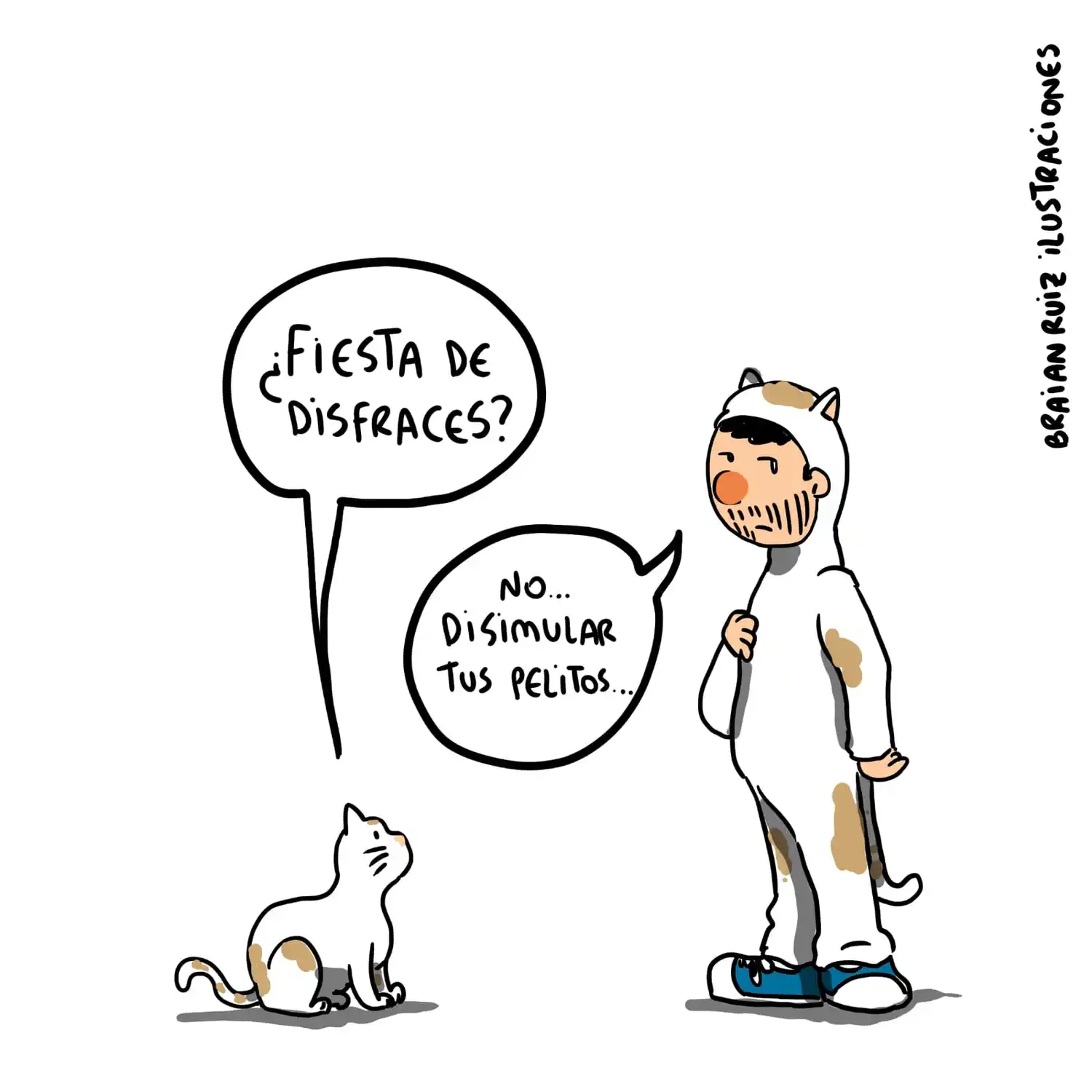 Pelitos, el dibujo que hizo Braian.