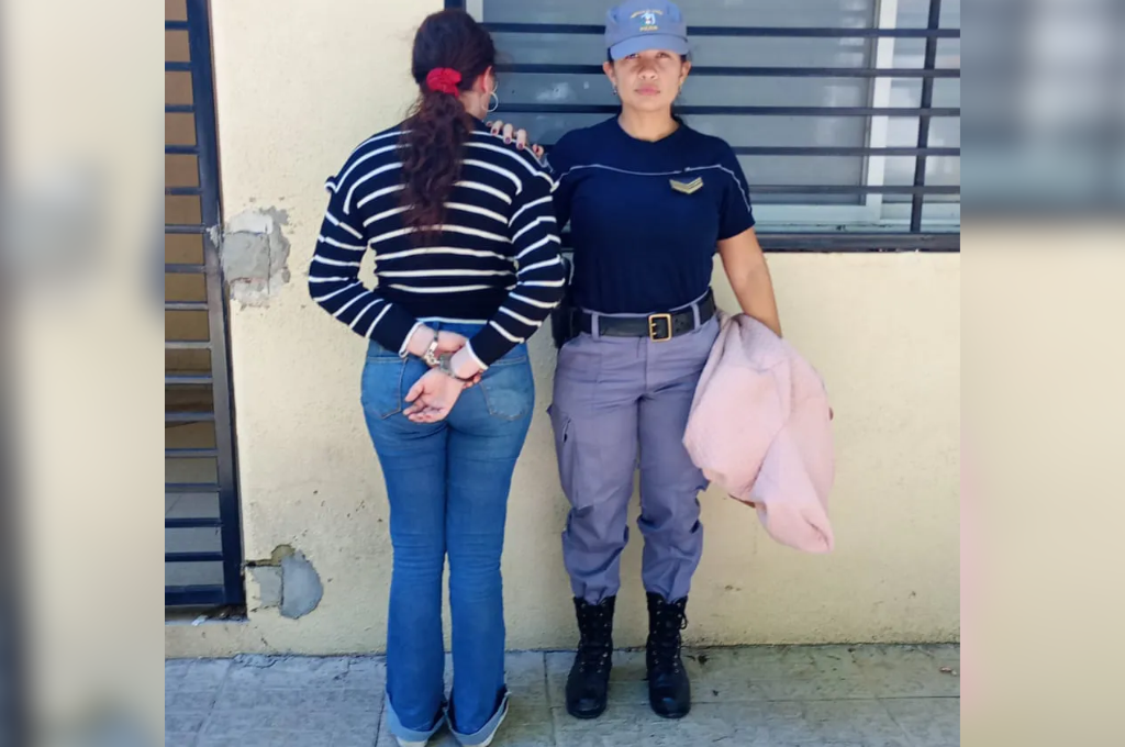 La mujer detenida.