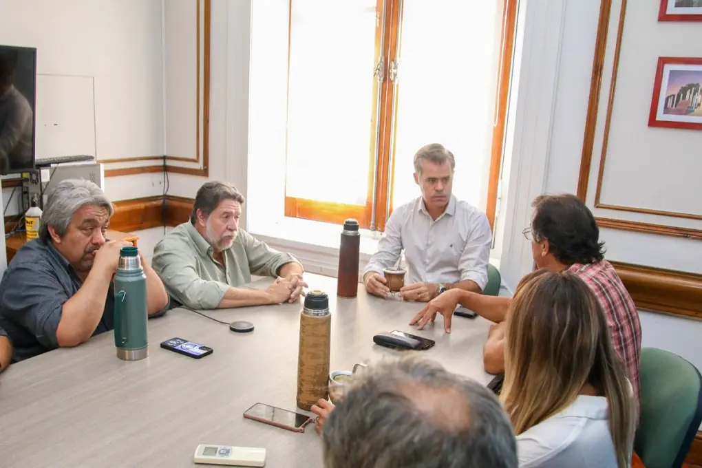 Martín Piaggio recibió a dirigentes nacionales y provinciales de Unidad Popular