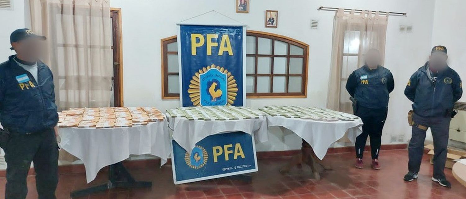 Policía Federal incautó una cifra millonaria de dinero