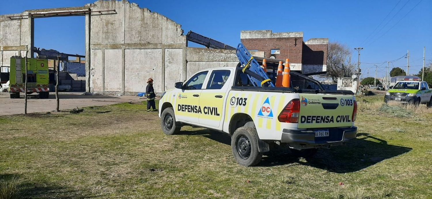 Incendio en una vivienda de Quequén