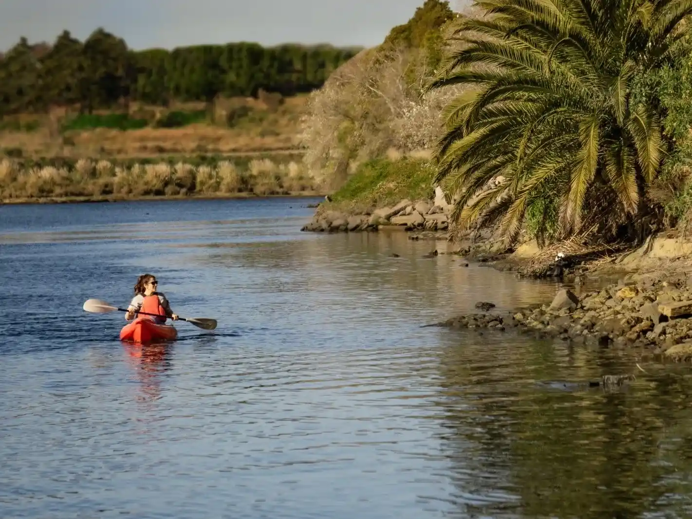 Preocupa en Necochea la erosión en el Río Quequén. Foto: Municipalidad de Necochea.