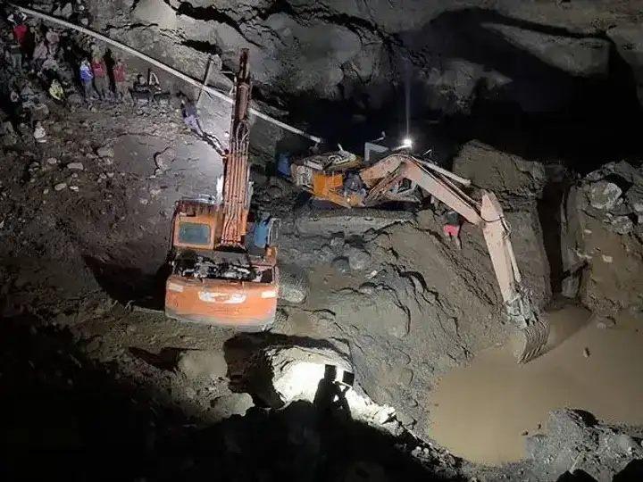 Derrumbe en Colombia