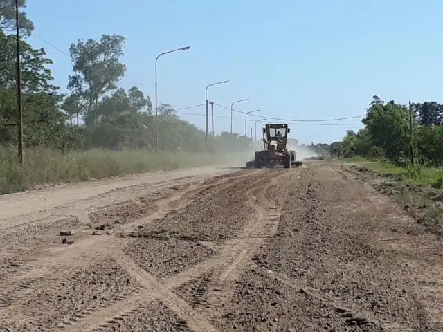 Comenzaron los trabajos en el Camino a Puerto Ruiz