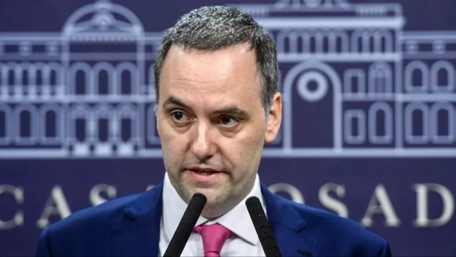 Manuel Adorni, vocero presidencial.