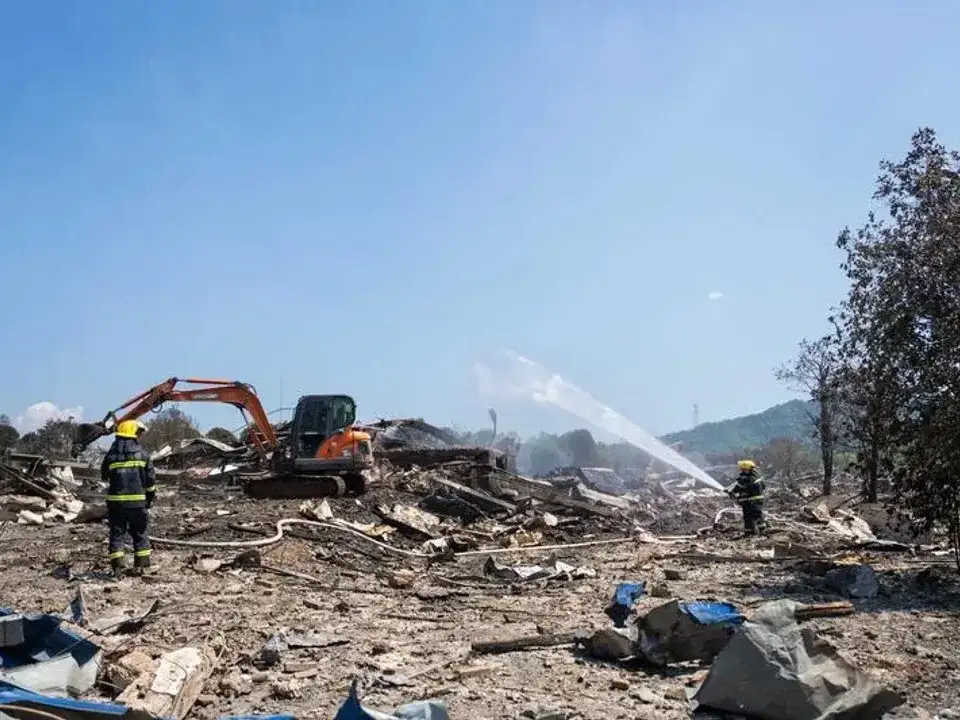 Trágica explosión en una fábrica de China