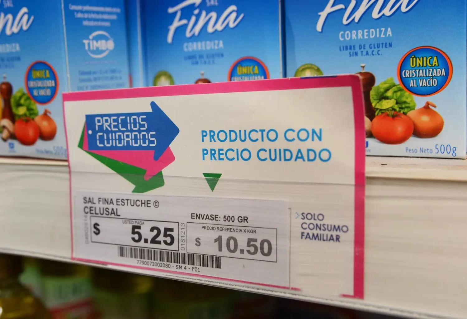 "Precios Cuidados" en almacenes de San Andrés de Giles
