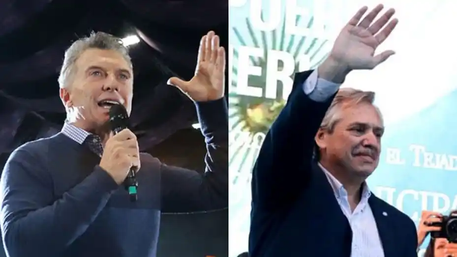 Cierres de campaña de Macri y Fernández en Córdoba y Mar del Plata