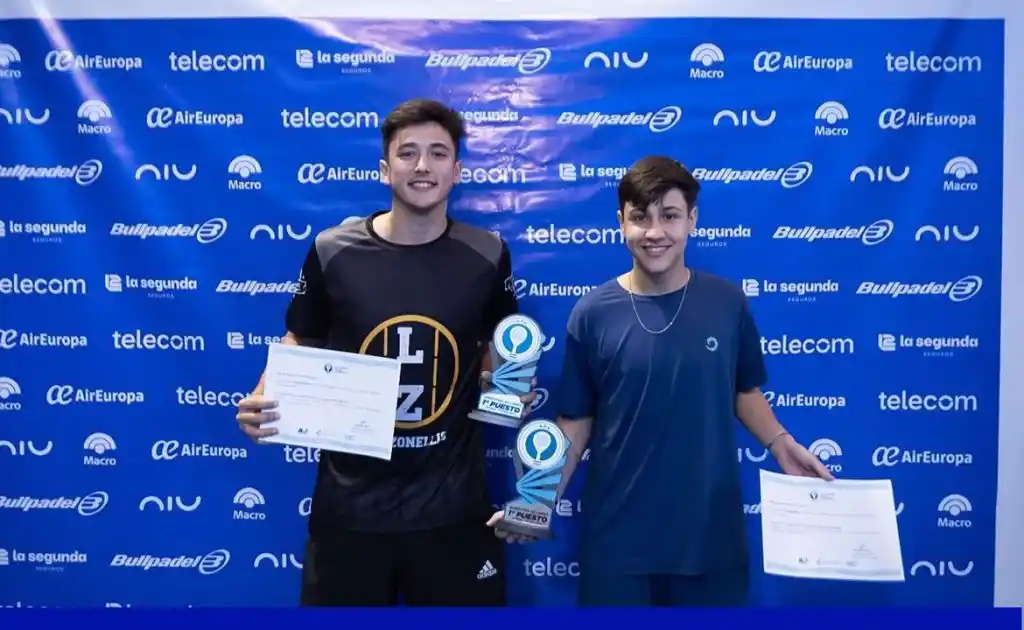 El sanfrancisqueño Lorenzo Yob y el freyrense Máximo Bessone