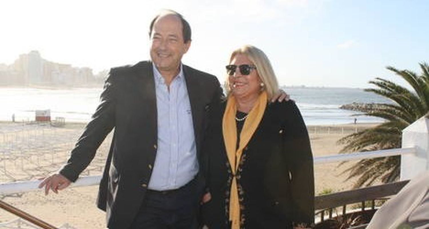 Elecciones 2015: Con criticas al kirchnerismo, Carrió y Sanz desembarcaron en Mar del Plata