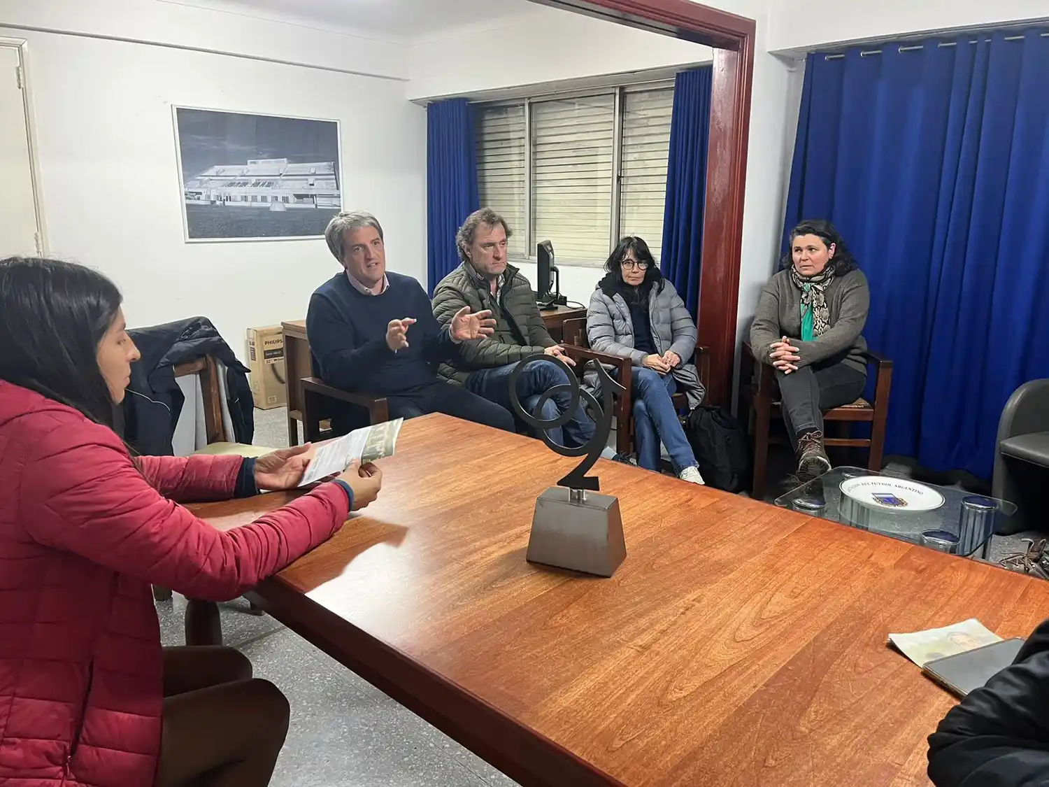 El precandidato Nicolini habló del fondo para deportes.