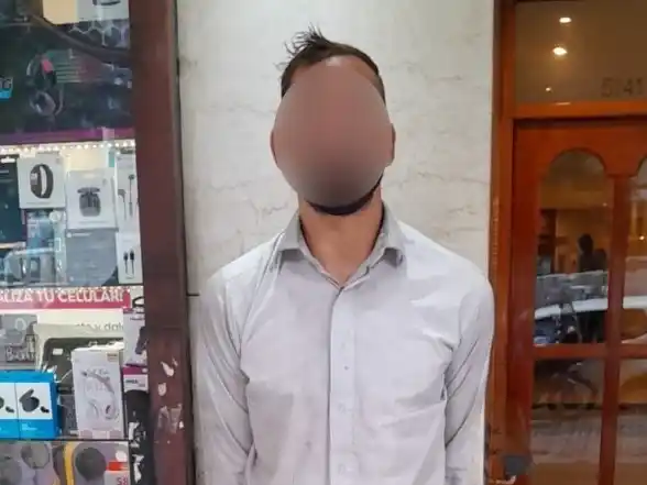 Ladrón detenido en flagrancia