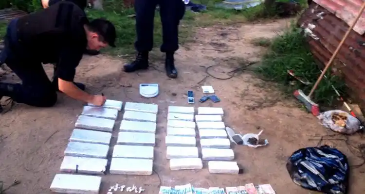 Secuestraron 22 kilos de marihuana en la isla