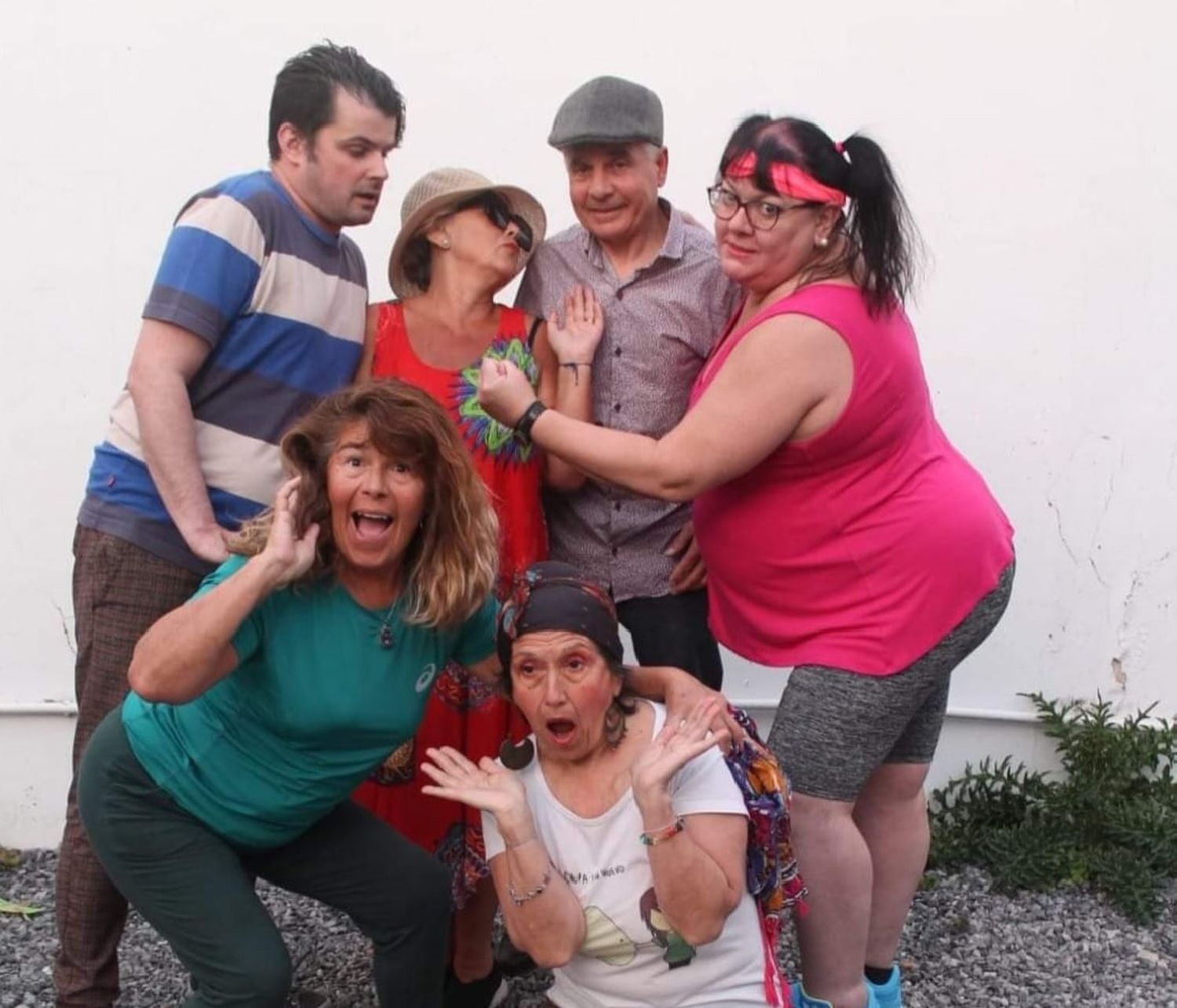 Alumnos de teatro del espacio Crisálida que dirige Belén Serre Suárez