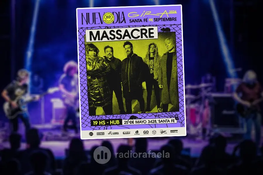 Massacre llega a Santa Fe presentando "Nueve", su último disco