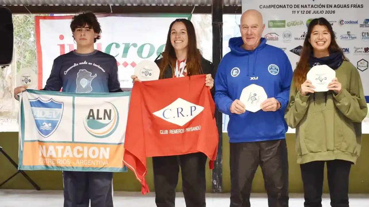 Exitosa edición de la competencia Concordia Nada en Invierno