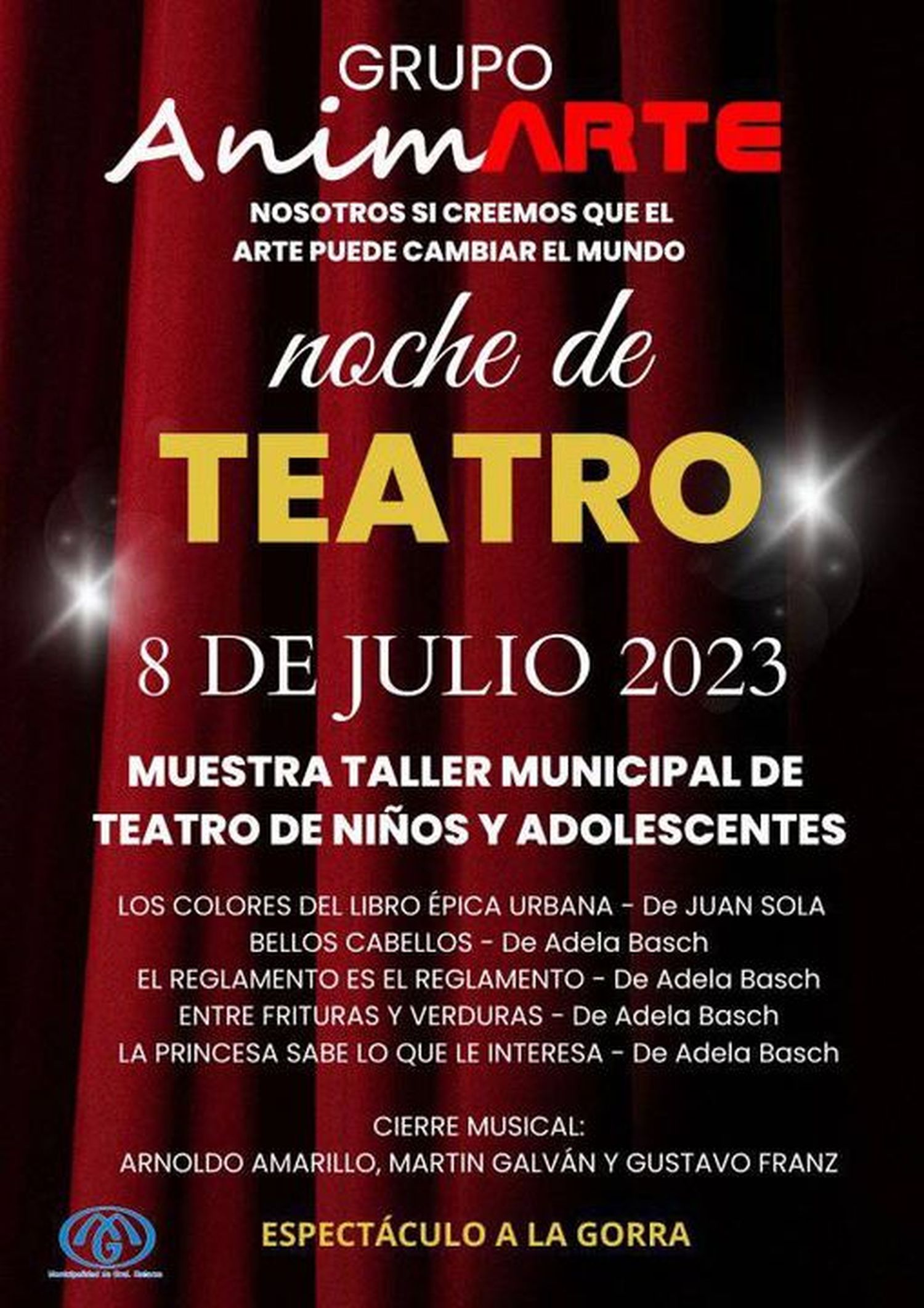 Se anuncia una noche de Teatro en nuestra localidad