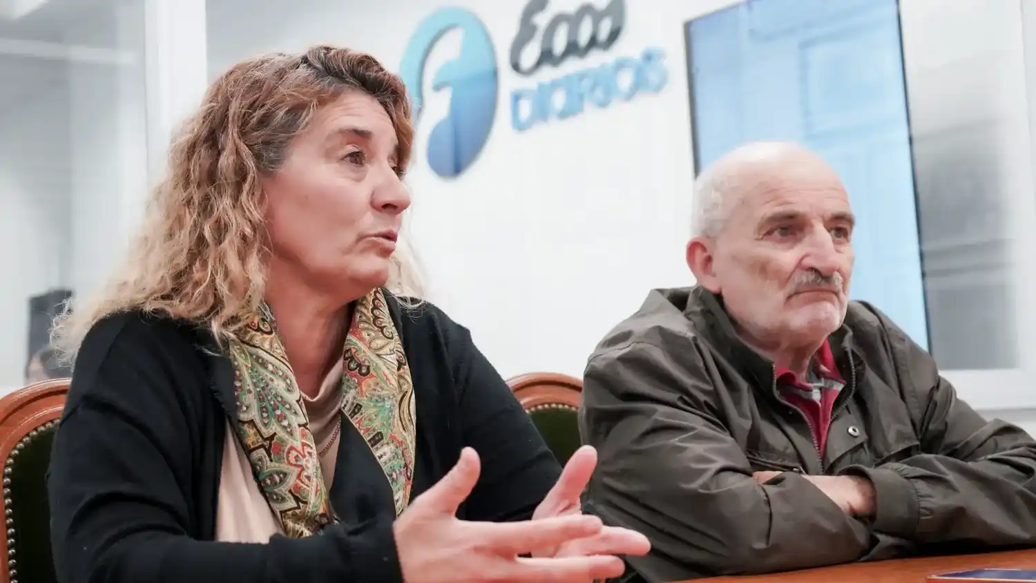 Dirigentes. Patricia Laorca y Carlos Bonseiro