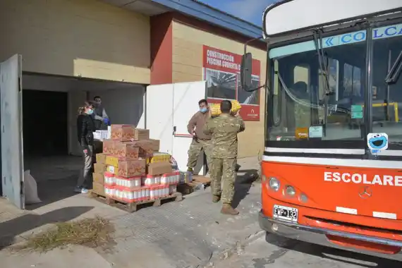 El Consejo Escolar completó una nueva entrega de casi 11 mil módulos alimentarios 