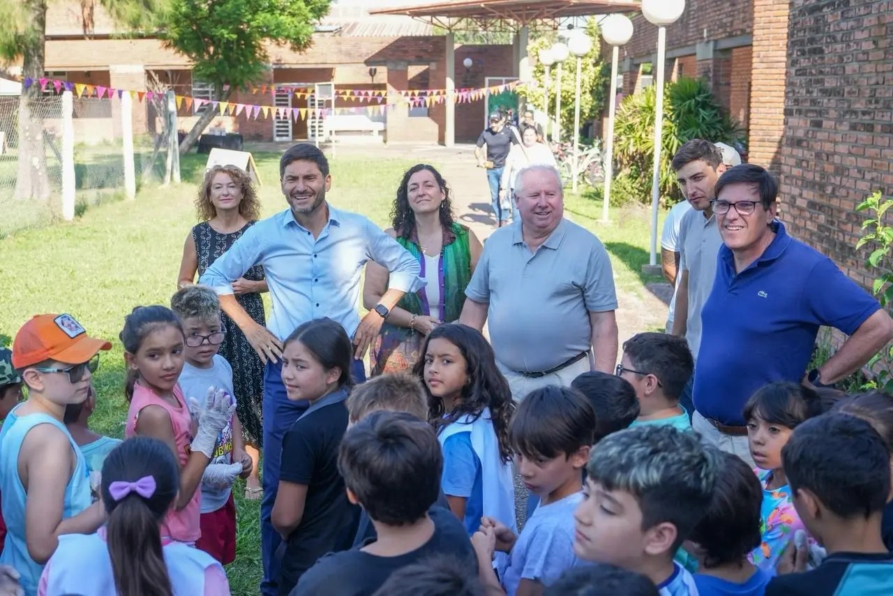 Pullaro durante su recorrida