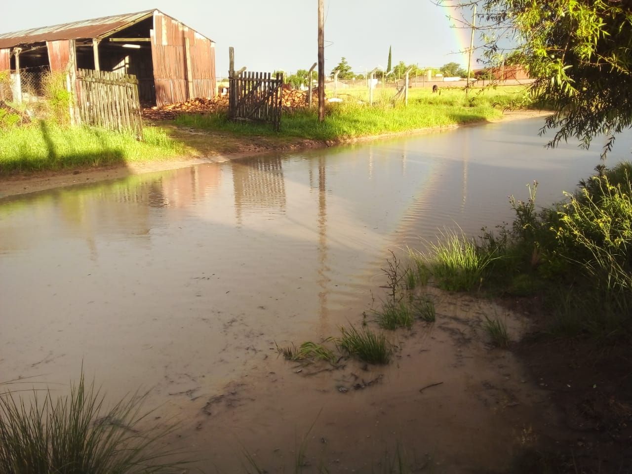 Reclamo por la acumulación de agua en Sadi Carnot al 1500