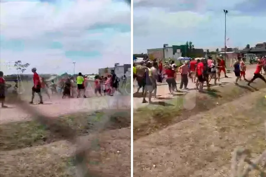 VIDEO | Batalla campal entre padres en un torneo de fútbol infantil