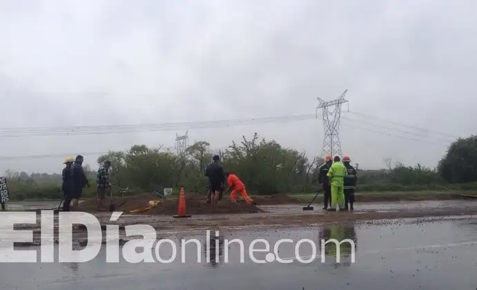 Volcó un camión en el Puente Zárate: Tránsito demorado