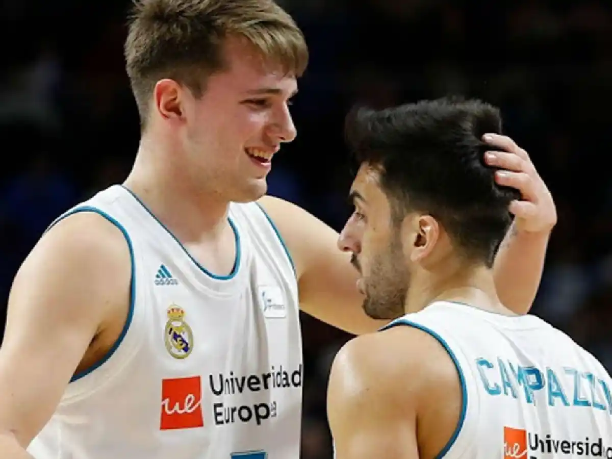 Campazzo fue elogiado por Luka Doncic