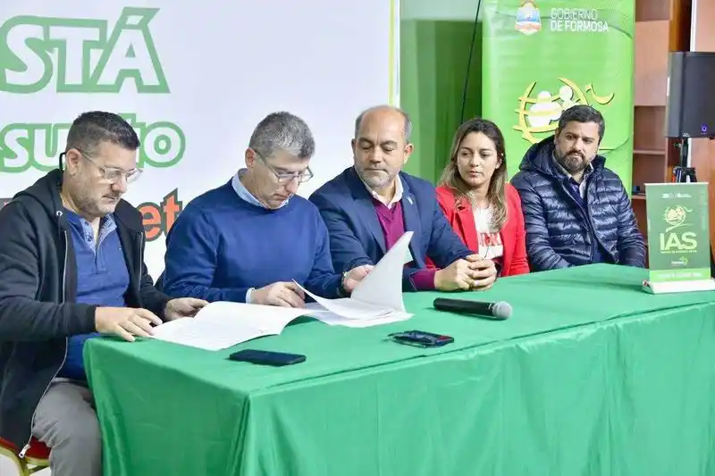 Convenio entre el IAS y el Banco Formosa 
beneficiará a agencias de quiniela del interior