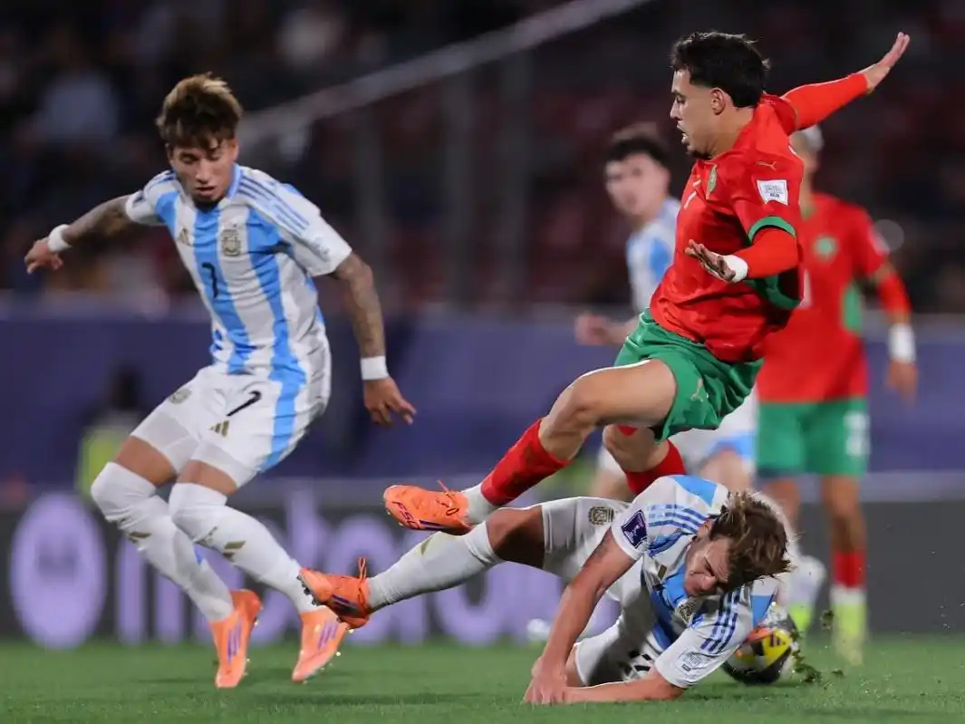 El Sub 20 argentino perdió la Copa del Mundo ante Marruecos, con un 2 a 0 que sentenció el crecimiento de los africanos.