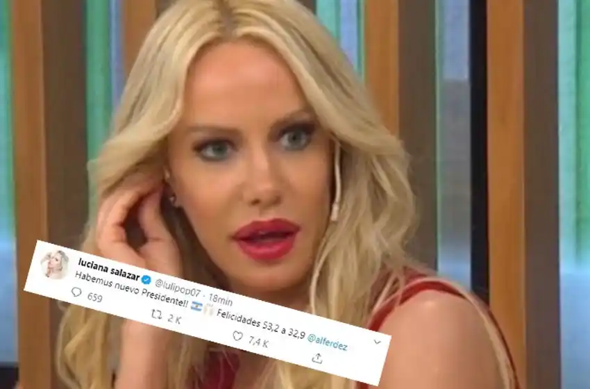 Luli Salazar le erró al pronóstico presidencial y fue criticada en las redes