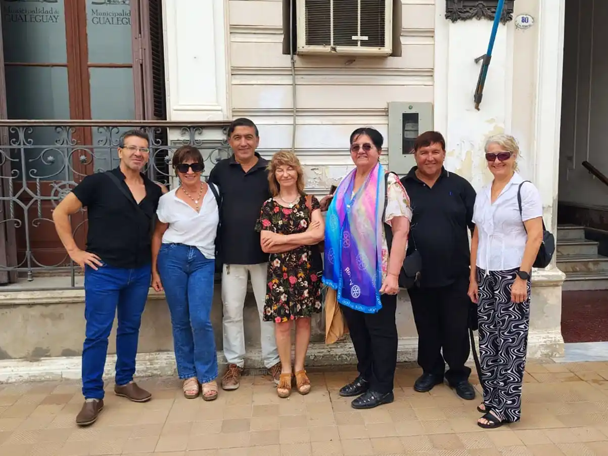 La intendente Dora Bogdan recibió al flamante Rotary Club “San Antonio de Gualeguay”