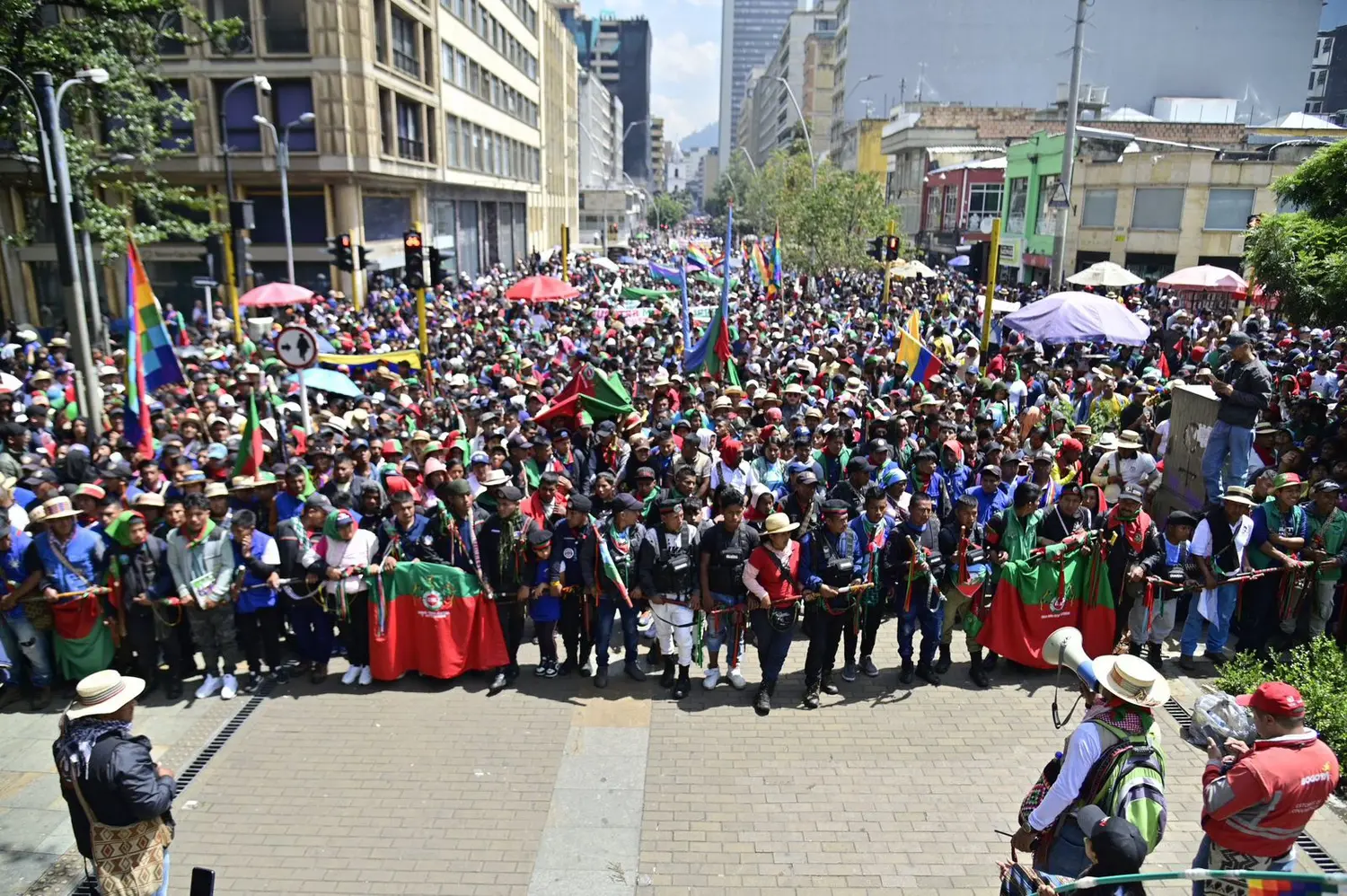 «Petromarcha» se toma el centro de Bogotá