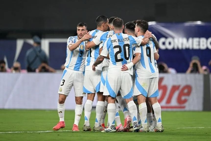 El último ensayo de la Argentina previo a la fina de la Copa América