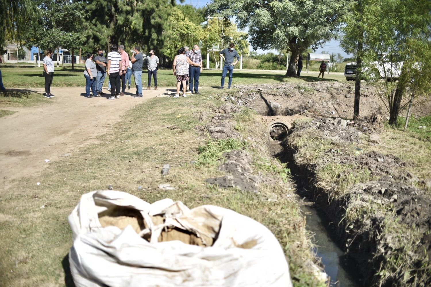 En Alto Verde, el municipio comenzó obras hídricas solicitadas por los vecinos