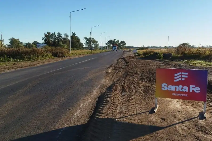 Obras viales en los departamentos San Cristobal y 9 de Julio