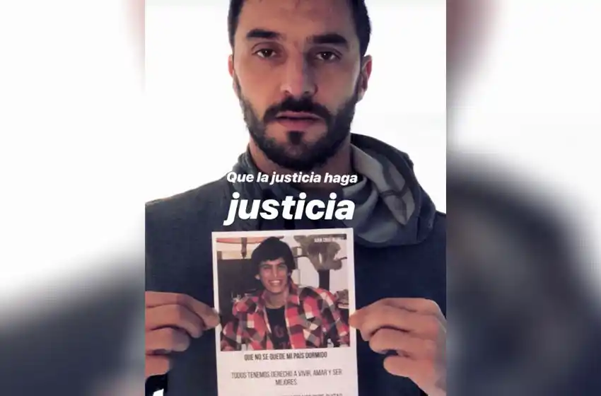 Nacho Scocco se sumó a la campaña de pedido de justicia por Juan Cruz Ibáñez