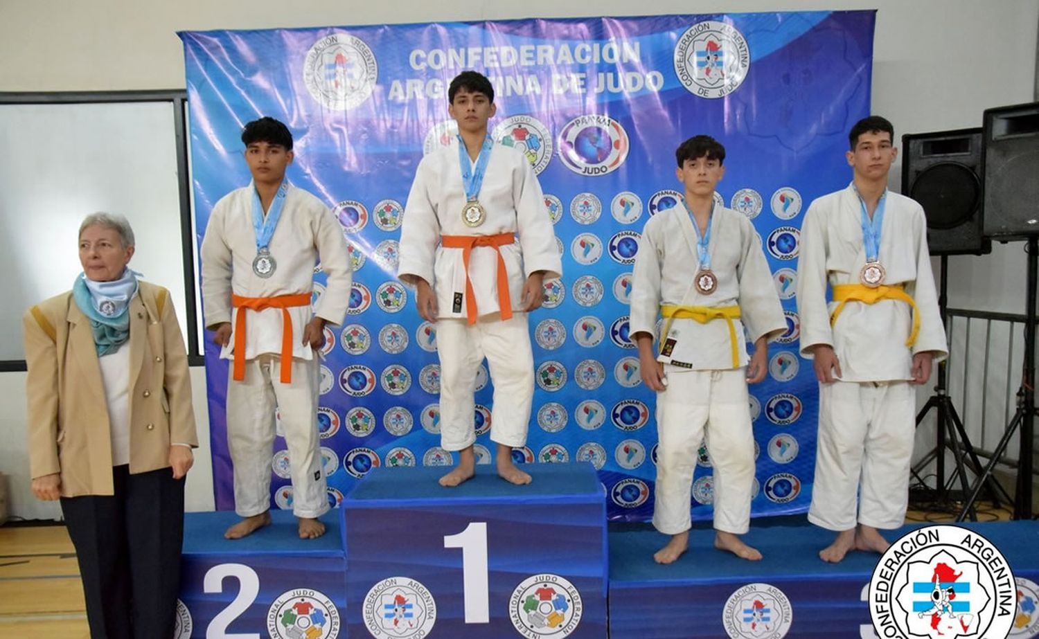 Lautaro Do Santos fue campeón en Cadetes Novicios hasta 66 kilogramos.